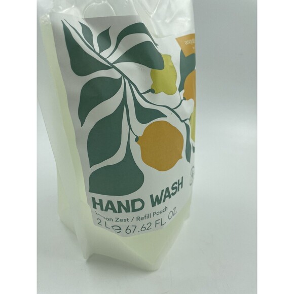 ASQUITH & SOMERSET ENGLAND " LEMON ZEST " Hand Wash Refill Pouch HUGE 2L 67 oz - Picture 2 of 7
